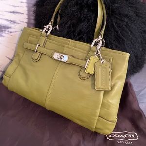 NWT Vintage Coach Chelsea Leather Jayden Satchel